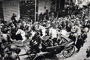 2528- Oran - Boulevard Seguin - Arrivee2 du President Loubet - 1903